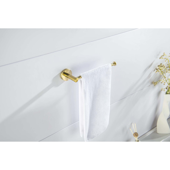 Полотенцедержатель Aquatek Европа AQ4119BG, цвет золото шлифованное - 4 Полотенцедержатель Aquatek Европа AQ4119BG, цвет золото шлифованное фото 4