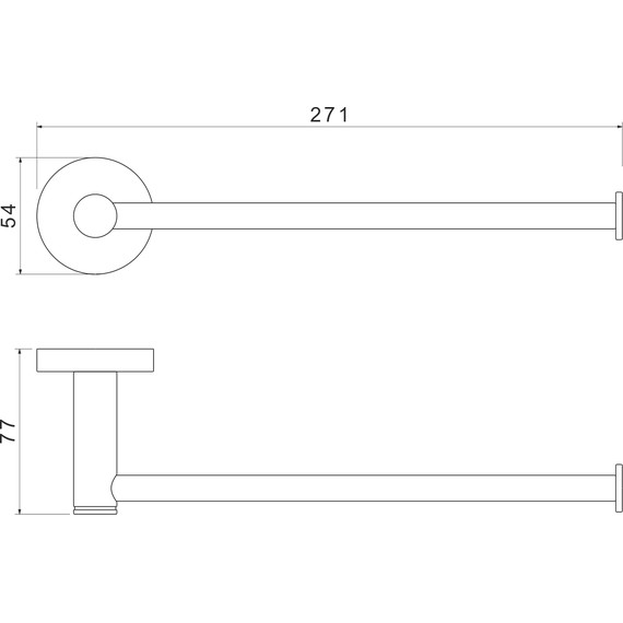 Полотенцедержатель Aquatek Европа AQ4119BG, цвет золото шлифованное - 7 Полотенцедержатель Aquatek Европа AQ4119BG, цвет золото шлифованное фото 7