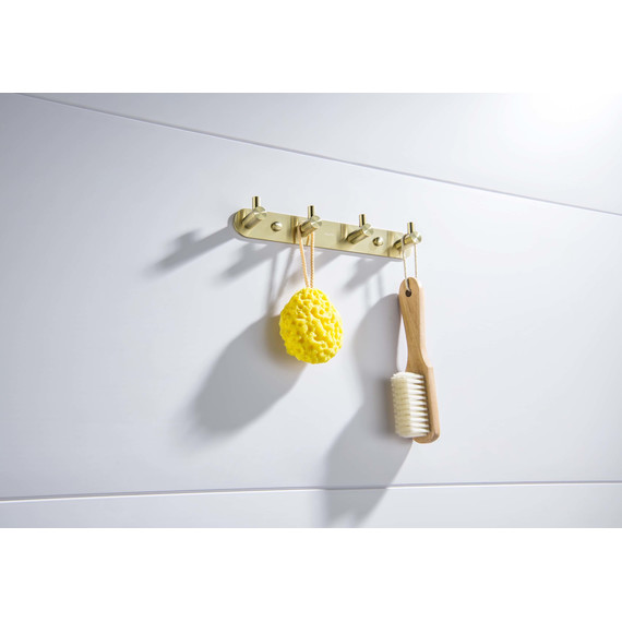 Набор крючков Aquatek Европа AQ4123BG, цвет золото шлифованное фото 5