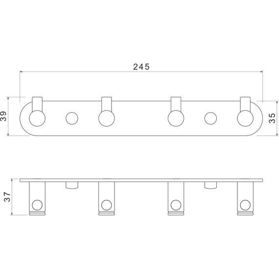 Набор крючков Aquatek Европа AQ4123BGM, цвет оружейная сталь фото 3