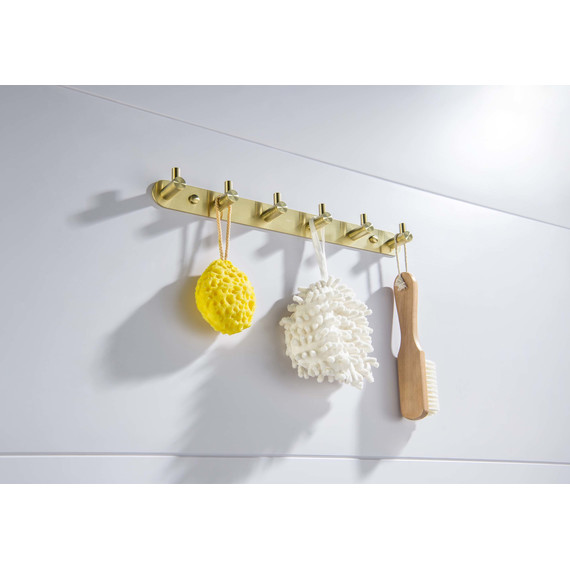 Набор крючков Aquatek Европа AQ4124BG, цвет золото шлифованное фото 6