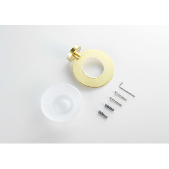 Мыльница Aquatek Оберон AQ4203BG, цвет золото шлифованное фото 3