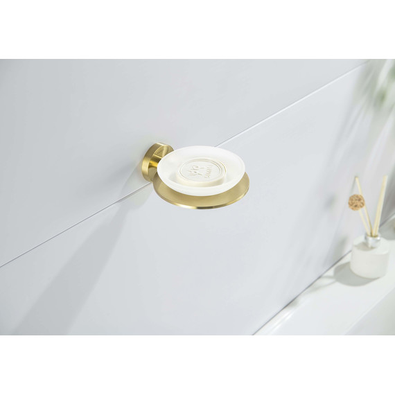 Мыльница Aquatek Оберон AQ4203BG, цвет золото шлифованное фото 4