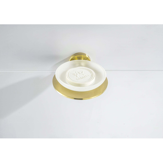 Мыльница Aquatek Оберон AQ4203BG, цвет золото шлифованное фото 6