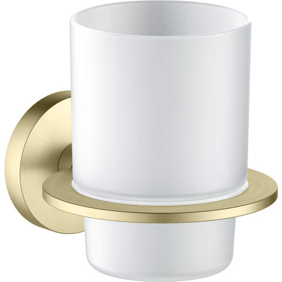 Стакан для зубных щеток Aquatek Оберон AQ4204BG, цвет золото шлифованное фото 2