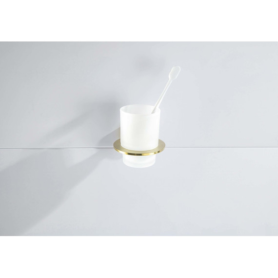 Стакан для зубных щеток Aquatek Оберон AQ4204BG, цвет золото шлифованное фото 5