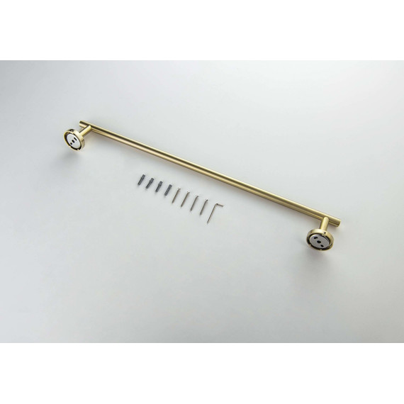 Полотенцедержатель Aquatek Оберон AQ4214BG, цвет золото шлифованное - 3 Полотенцедержатель Aquatek Оберон AQ4214BG, цвет золото шлифованное фото 3