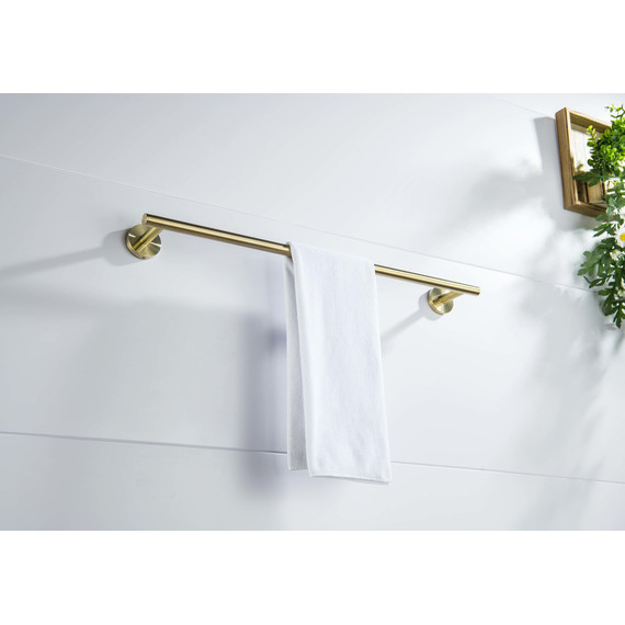 Полотенцедержатель Aquatek Оберон AQ4214BG, цвет золото шлифованное - 5 Полотенцедержатель Aquatek Оберон AQ4214BG, цвет золото шлифованное фото 5