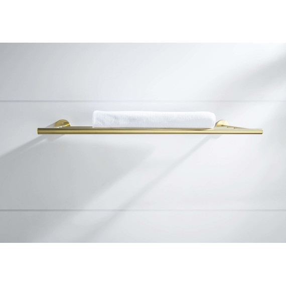 Полка для полотенец Aquatek Оберон AQ4222BG, цвет золото шлифованное - 4 Полка для полотенец Aquatek Оберон AQ4222BG, цвет золото шлифованное фото 4