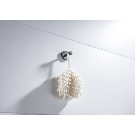 Крючок Aquatek Бетта AQ4601BGM, цвет чёрный хром шлифованный фото 4