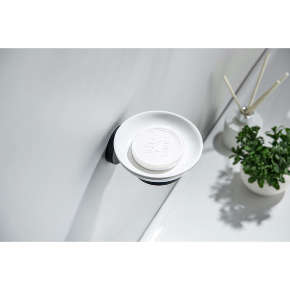 Мыльница Aquatek Бетта AQ4603MB, цвет чёрный матовый фото 4