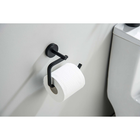 Держатель для туалетной бумаги Aquatek Бетта AQ4608MB, цвет чёрный матовый фото 3