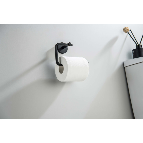 Держатель для туалетной бумаги Aquatek Бетта AQ4608MB, цвет чёрный матовый фото 4
