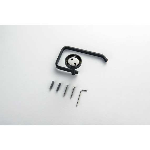 Держатель для туалетной бумаги Aquatek Бетта AQ4608MB, цвет чёрный матовый фото 6