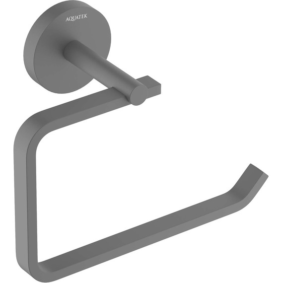 Держатель для туалетной бумаги Aquatek Бетта AQ4608MB, цвет чёрный матовый фото 2