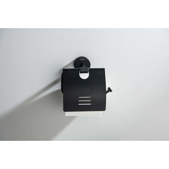 Держатель для туалетной бумаги Aquatek Бетта AQ4609MB, цвет чёрный матовый фото 4