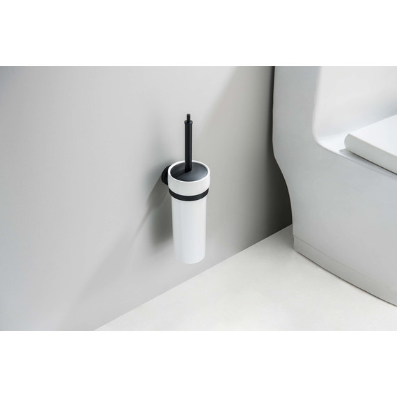 Ёршик для унитаза Aquatek Бетта AQ4610MB, цвет чёрный матовый фото 3