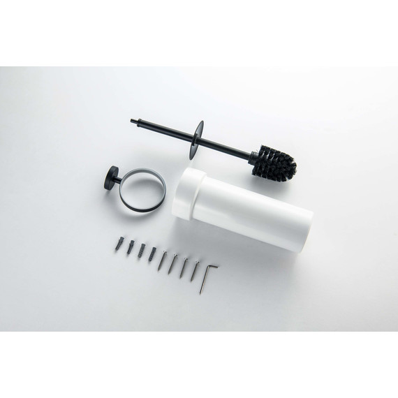 Ёршик для унитаза Aquatek Бетта AQ4610MB, цвет чёрный матовый фото 5