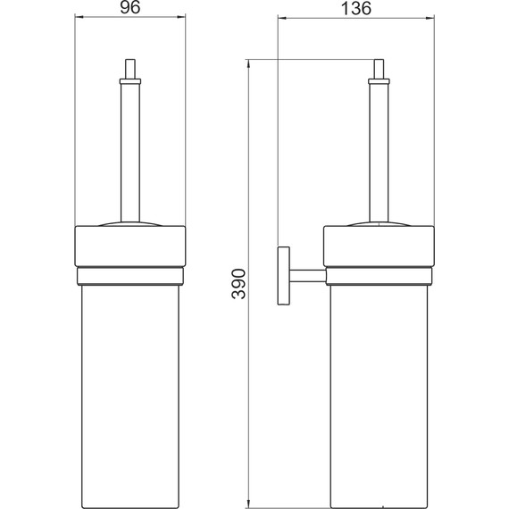 Ёршик для унитаза Aquatek Бетта AQ4610CR фото 6