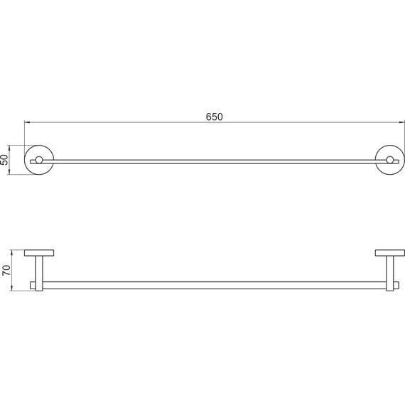 Полотенцедержатель Aquatek Бетта AQ4614MB, цвет чёрный матовый - 7 Полотенцедержатель Aquatek Бетта AQ4614MB, цвет чёрный матовый фото 7