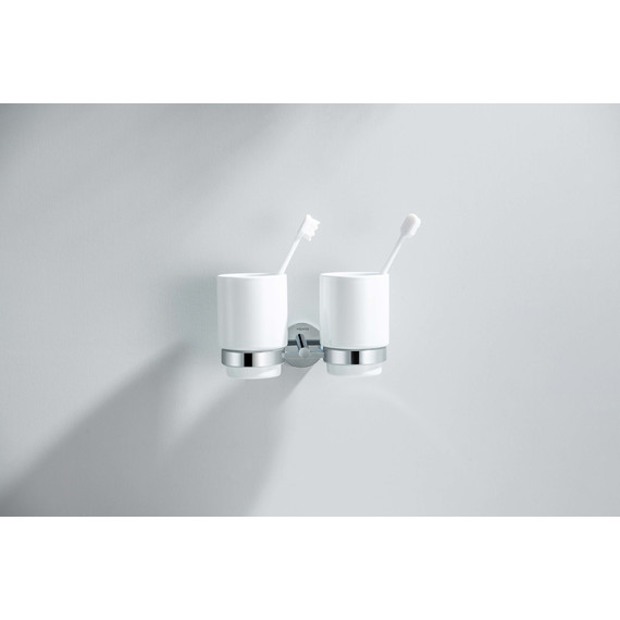 Двойной стакан для зубных щеток Aquatek Бетта AQ4617CR фото 4