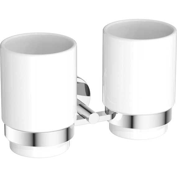 Двойной стакан для зубных щеток Aquatek Бетта AQ4617CR фото 2