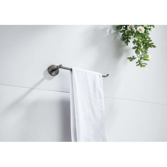 Полотенцедержатель Aquatek Бетта AQ4619BGM, цвет чёрный хром шлифованный - 5 Полотенцедержатель Aquatek Бетта AQ4619BGM, цвет чёрный хром шлифованный фото 5