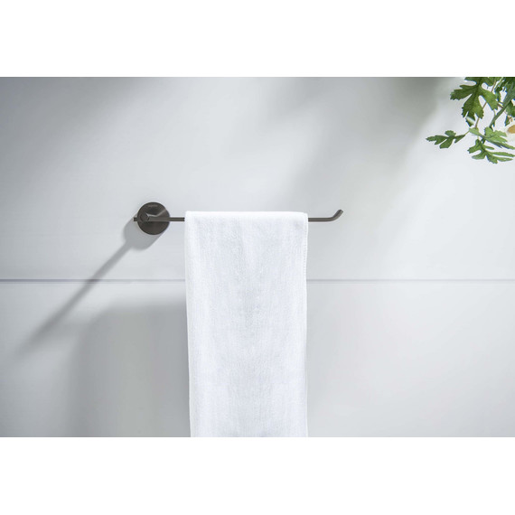 Полотенцедержатель Aquatek Бетта AQ4619BGM, цвет чёрный хром шлифованный - 6 Полотенцедержатель Aquatek Бетта AQ4619BGM, цвет чёрный хром шлифованный фото 6