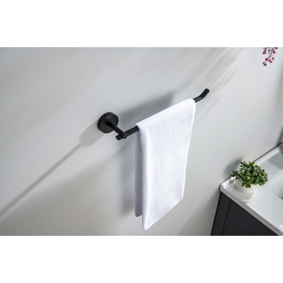 Полотенцедержатель Aquatek Бетта AQ4619MB, цвет чёрный матовый - 3 Полотенцедержатель Aquatek Бетта AQ4619MB, цвет чёрный матовый фото 3