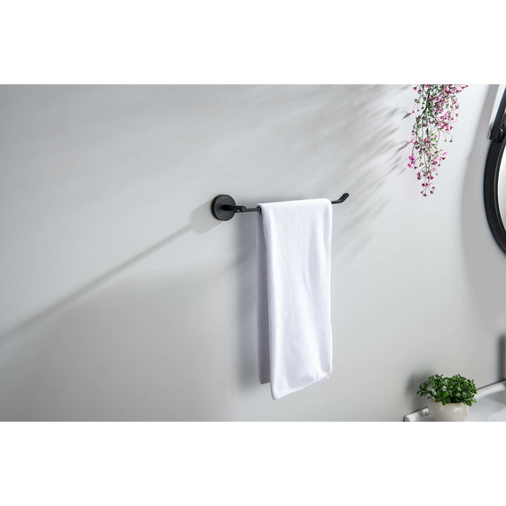 Полотенцедержатель Aquatek Бетта AQ4619MB, цвет чёрный матовый - 5 Полотенцедержатель Aquatek Бетта AQ4619MB, цвет чёрный матовый фото 5