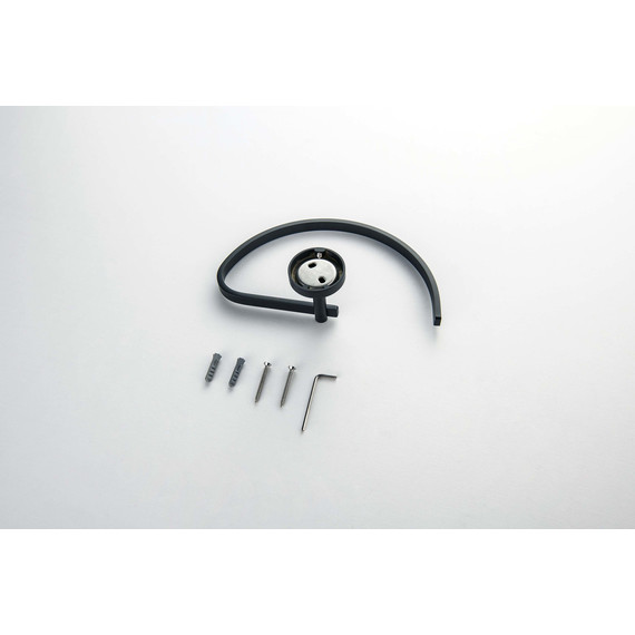 Кольцо для полотенец Aquatek Бетта AQ4621MB, цвет чёрный матовый - 6 Кольцо для полотенец Aquatek Бетта AQ4621MB, цвет чёрный матовый фото 6