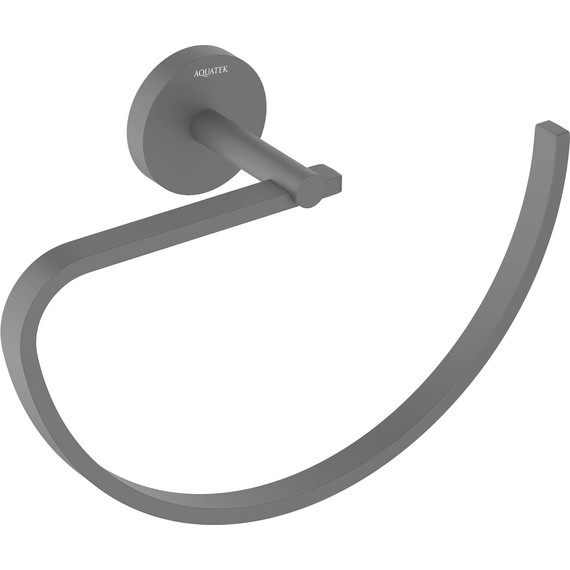 Кольцо для полотенец Aquatek Бетта AQ4621MB, цвет чёрный матовый - 2 Кольцо для полотенец Aquatek Бетта AQ4621MB, цвет чёрный матовый фото 2