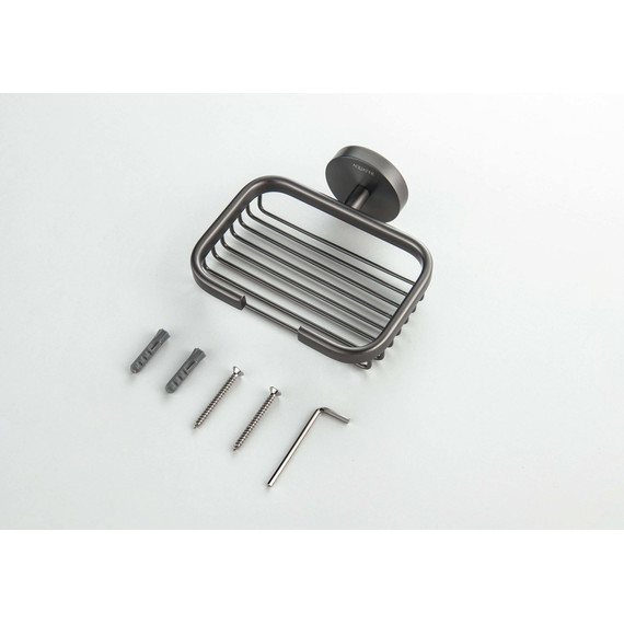 Мыльница Aquatek Бетта AQ4633BGM, цвет чёрный хром шлифованный фото 3