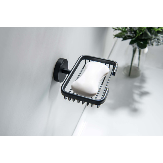 Мыльница Aquatek Бетта AQ4633MB, цвет чёрный матовый фото 4