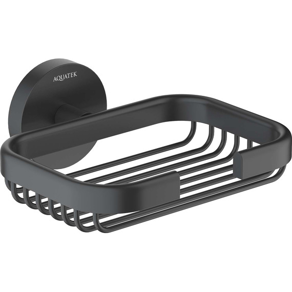 Мыльница Aquatek Бетта AQ4633MB, цвет чёрный матовый фото 2