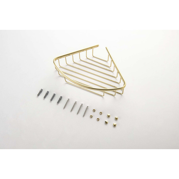 Полка угловая Aquatek AQ4906BG, цвет золото шлифованное фото 5