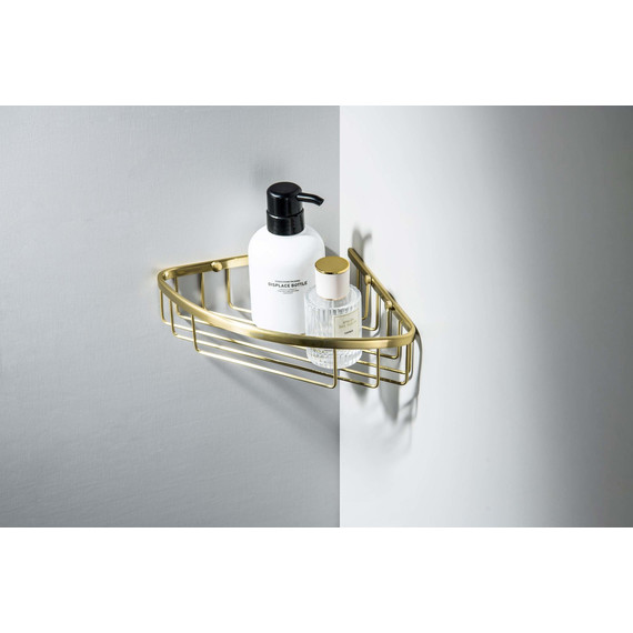 Полка угловая Aquatek AQ4906BG, цвет золото шлифованное фото 6