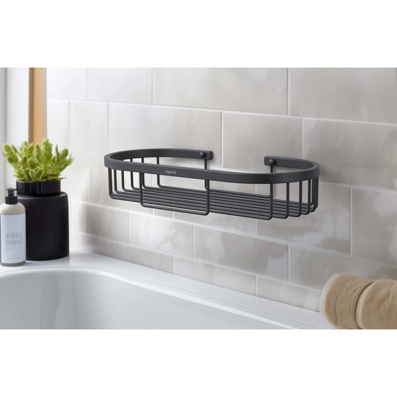 Полка Aquatek  AQ4916MB, цвет чёрный матовый фото 4