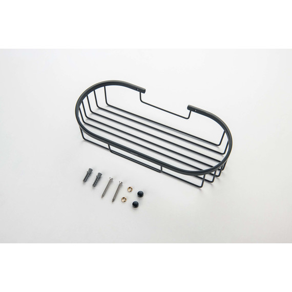 Полка Aquatek  AQ4916MB, цвет чёрный матовый фото 6