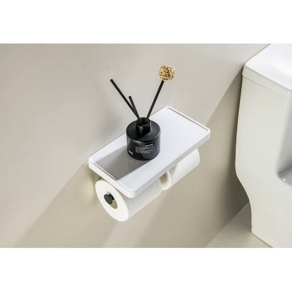 Держатель для туалетной бумаги Aquatek Европа AQ4919MB, цвет чёрный матовый фото 4