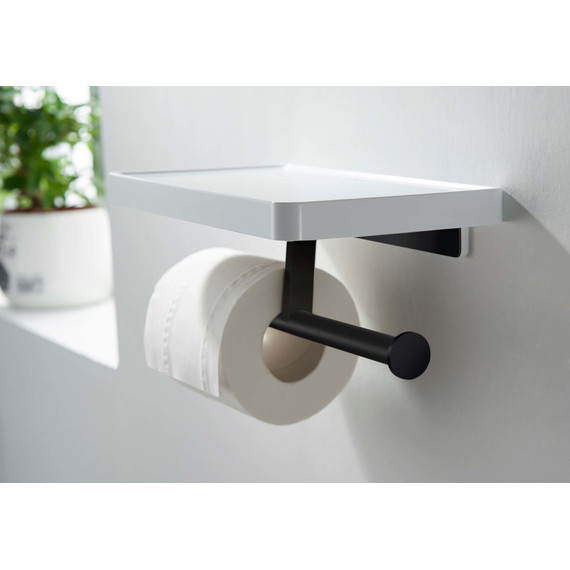 Держатель для туалетной бумаги Aquatek Европа AQ4919MB, цвет чёрный матовый фото 9