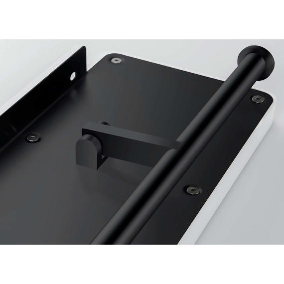 Держатель для туалетной бумаги Aquatek Европа AQ4919MB, цвет чёрный матовый фото 13