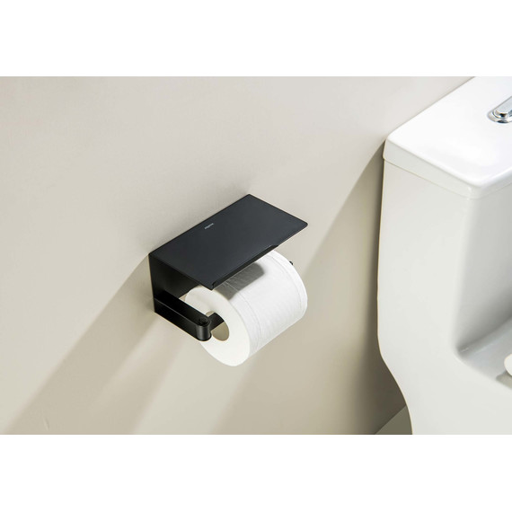 Держатель для туалетной бумаги Aquatek Либра AQ4929MB, цвет чёрный матовый - 6 Держатель для туалетной бумаги Aquatek Либра AQ4929MB, цвет чёрный матовый фото 6