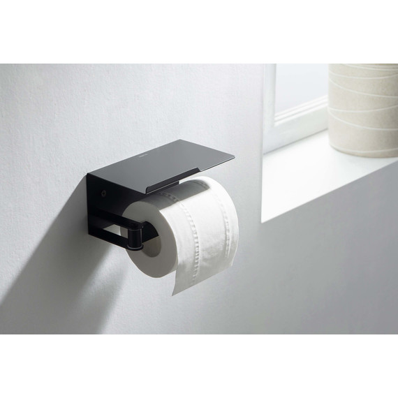 Держатель для туалетной бумаги Aquatek Либра AQ4929MB, цвет чёрный матовый - 7 Держатель для туалетной бумаги Aquatek Либра AQ4929MB, цвет чёрный матовый фото 7