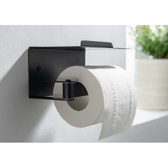 Держатель для туалетной бумаги Aquatek Либра AQ4929MB, цвет чёрный матовый - 8 Держатель для туалетной бумаги Aquatek Либра AQ4929MB, цвет чёрный матовый фото 8