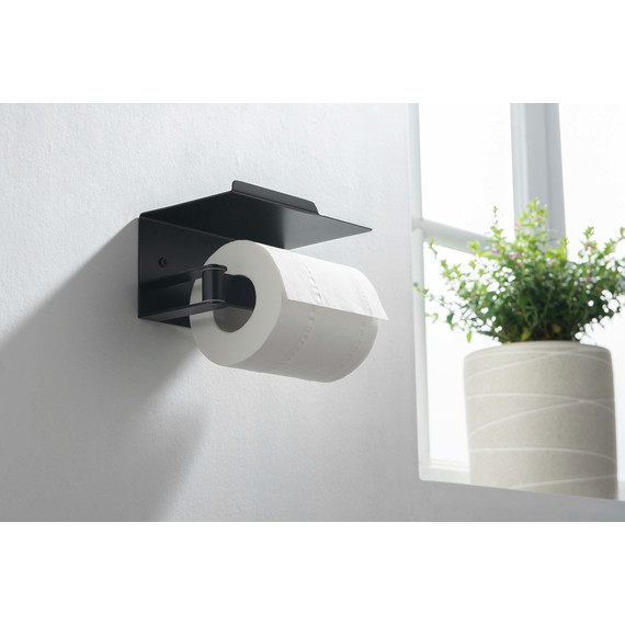 Держатель для туалетной бумаги Aquatek Либра AQ4929MB, цвет чёрный матовый - 10 Держатель для туалетной бумаги Aquatek Либра AQ4929MB, цвет чёрный матовый фото 10