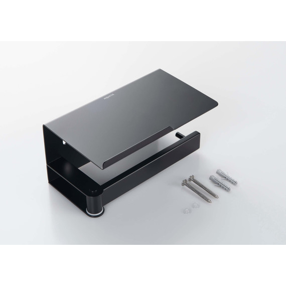 Держатель для туалетной бумаги Aquatek Либра AQ4929MB, цвет чёрный матовый - 15 Держатель для туалетной бумаги Aquatek Либра AQ4929MB, цвет чёрный матовый фото 15