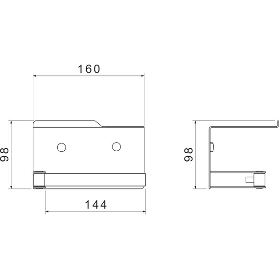 Держатель для туалетной бумаги Aquatek Либра AQ4929MB, цвет чёрный матовый - 16 Держатель для туалетной бумаги Aquatek Либра AQ4929MB, цвет чёрный матовый фото 16