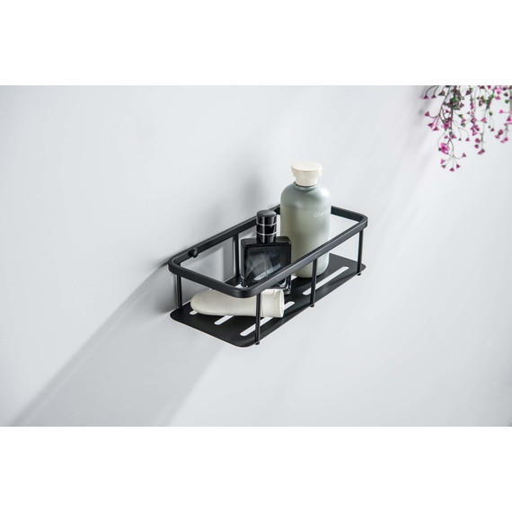 Полка Aquatek  AQ4936MB, цвет чёрный матовый фото 3