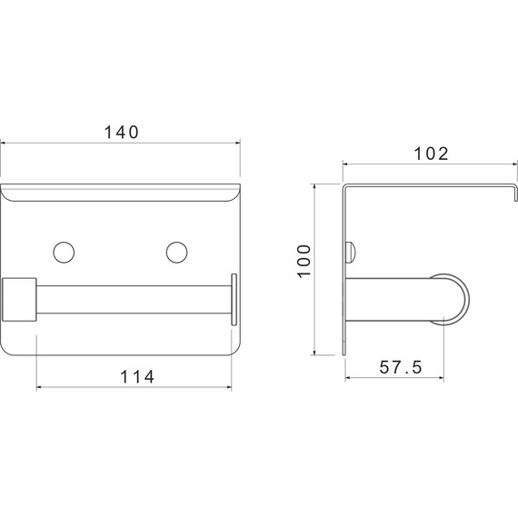 Держатель для туалетной бумаги Aquatek Европа AQ4939BG, цвет золото шлифованное фото 7